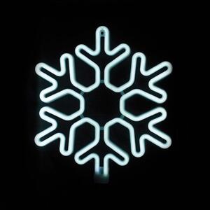 Χριστουγεννιάτικη Χιονονιφάδα NEON LED IP44 40X40CM SNOWFLAKE ACA X0830024111 Λευκό