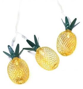 Λαμπάκια με Ανανά 10 LED Μπαταρίας PINEAPPLE10WW2A ACA PINEAPPLE10WW2A Χρυσό