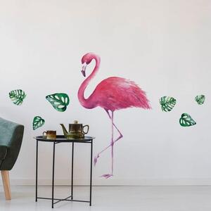 Αυτοκόλλητα Τοίχου Βινυλίου Tropical Flamingos 44237 Ango 44237