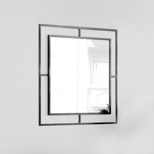 Καθρέφτης τοίχου Corner Megapap αλουμινίου μαύρο 58,6x2x58,6εκ GP037-0006,1 GP037-0006,1 Μαύρο