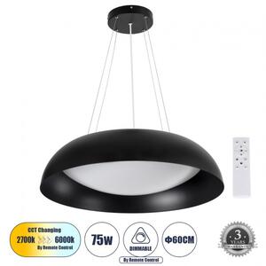 Κρεμαστό Φωτιστικό Οροφής LED 75W 8625lm ANATOLIA Globostar 61269 Μαύρο