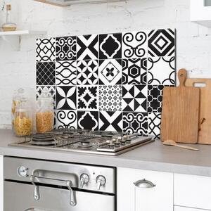 Πάνελ Αλουμινίου Εστίας B & W Azulejos 86206 Ango 86206 Ασπρόμαυρο