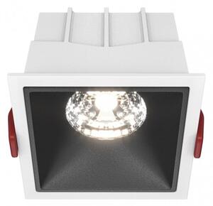 Χωνευτό Σποτ Οροφής Alfa LED 15W 4000K Μαύρο-Λευκό DL043-01-15W4K-SQ-WB MAYTONI DL043-01-15W4K-SQ-WB Ασπρόμαυρο