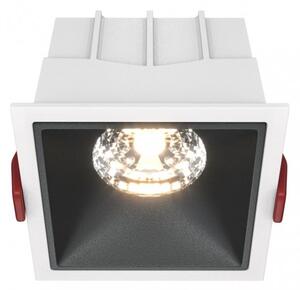 Χωνευτό Σποτ Οροφής Alfa LED 15W 3000K Μαύρο-Λευκό DL043-01-15W3K-SQ-WB MAYTONI DL043-01-15W3K-SQ-WB Ασπρόμαυρο