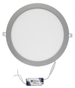 Φωτιστικό PL Χωνευτό 24W SMD Slim Στρογγυλό 3000K Φ30 Lumen 21-0251600 Λευκό