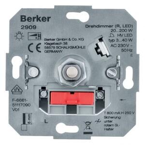 Ρυθμιστής Φωτισμού Dimmer 200W/LED 40W Berker 2909 Hager 2909