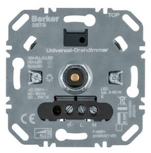 Ρυθμιστής Φωτισμού Dimmer UNIVERSAL 210W/LED 60W Berker 2973 Hager 2973