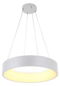 Κρεμαστό Φωτιστικό Οροφής Led Μεταλλικό H150 Φ60 Eurolamp 144-17013 Λευκό