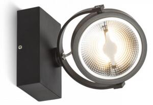 Σποτ Φωτιστικό Τοίχου-Οροφής Led KELLY Ι H11,9 Φ13,5 Rendl R12333 Μαύρο