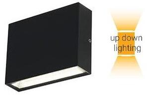 Απλίκα Τοίχου LED 2x3w 4000K Αλουμινίου Up&Down ΦOS_ME 17-04685-2 Λευκό