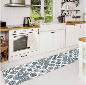 Διάδρομος Βινυλίου Summer Tiles XL Μαύρο Λευκό 83172 ANGO 83172 Ασπρόμαυρο