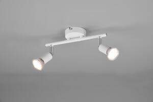 Σποτ Φωτιστικό Οροφής 2xGU10 Κινητό Paris Trio Lighting R80912031 Λευκό