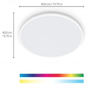 Έξυπνο Φωτιστικό Οροφής Πλαφονιέρα LED 21W 3CCT Dimmable RGBW Rune Wiz 929003209122 Λευκό