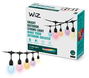 Έξυπνη Γιρλάντα LED 12W Μαύρο 14,8m IP65 RGB 3CCT Dimmable 929003213201 Wiz 929003213201 Μαύρο