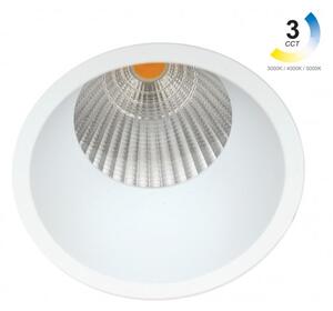 Χωνευτό Σποτ Φωτιστικό Οροφής LED 15W IP44 3CCT Dart GK 42-000142 Λευκό