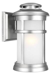 Απλίκα Φωτιστικό Τοίχου E27 60W IP44 Newport Elstead Lighting FE-NEWPORT-M-PBS Ασημί