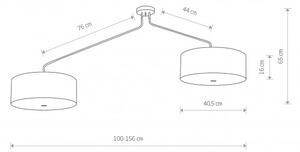 Κρεμαστό Φωτιστικό Οροφής 6xE27 LED 25W IP20 Hawk Nowodvorski 6541 Γκρι