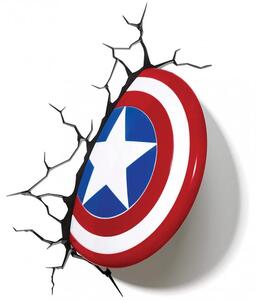 Φωτιστικό με Αυτοκόλλητο 3D Light FX Marvel Captain America Light 49463