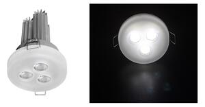 Χωνευτό Σποτ Φωτιστικό Οροφής 3x3W LED 90° Lumen 21-71339000 Ασημί