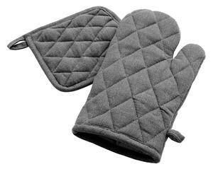 Γάντι + Πιάστρα Κουζίνας (Σετ) L-C Gourmet Anthracite 1731405