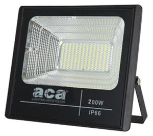 Ηλιακός Προβολέας LED 200W 6000K IP66 SV20060 Μαύρο Αλουμίνιο Aca SV20060 Μαύρο