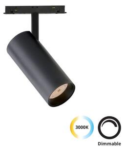 Σποτ Φωτιστικό Μαγνητικής Ράγας LED 21W 3000K Φ5,8 Magnetic Viokef 4244100 Μαύρο