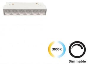 Φωτιστικό Μαγνητικής Ράγας LED 8W 3000K 12,5x4,4 Magnetic Viokef 4244406 Λευκό