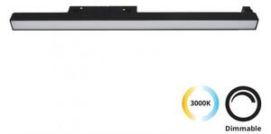 Φωτιστικό Μαγνητικής Ράγας LED 22W 3000K 60x4,4 Magnetic Viokef 4244301 Μαύρο