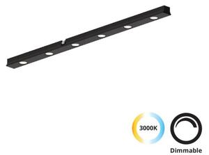 Φωτιστικό Μαγνητικής Ράγας LED 7W 3000K Μαύρο 4288500 Slim Magnetic Viokef 4288500 Μαύρο