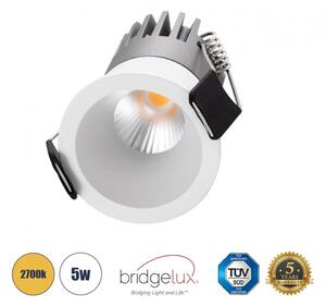 Χωνευτό Σποτ Downlight LED TrimLess 5W Λευκό-Θερμό 2700K MICRO-S 60237 Globostar 60237 Λευκό