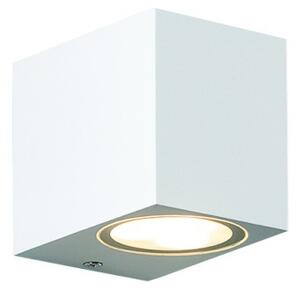 Απλίκα Φωτιστικό Τοίχου LED GU10 3W IP65 Τετράγωνο ACA SL8110GU10W Λευκό