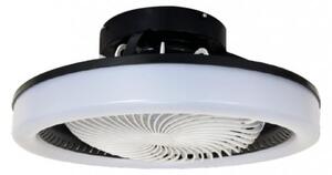 Ανεμιστήρας Φωτιστικό LED 36W IP20 Dimmable 3CCT Με DC Μοτέρ Eidin It Lighting 101000820 Μαύρο