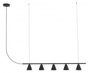 Πολυέλαιος Κρεμαστό Φωτιστικό Οροφής LED 8,5W IP20 3000K Rimini Robin 02916 Μαύρο