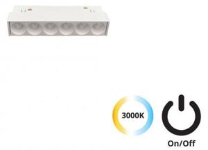 Μαγνητικό Φωτιστικό Ράγας LED 7W IP20 3000K Magnetic 4244406S Viokef 4244406S Λευκό