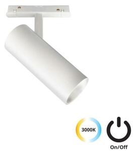 Σποτ Φωτιστικό Ράγας LED IP20 20W 3000K Magnetic Viokef 4244101S Λευκό