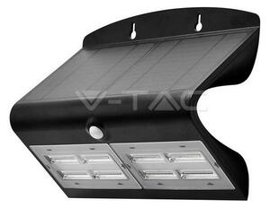 Ηλιακό Φωτιστικό LED 6.8W με Αισθητήρα Solar Wall Light Φως Ημέρας 4000K Μαύρο 8279 VTAC 8279 Μαύρο