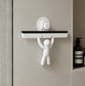 Καθαριστής Τζαμιών Μπάνιου Umbra Buddy Squeegee με αυτοκόλλητη βάση και διαστάσεις 27x4x19cm - White