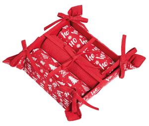 Χριστουγεννιάτικο Σετ Δώρου (4τμχ) Das Home Christmas 0910 Red