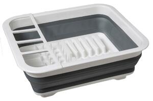 Πτυσσόμενο Στραγγιστήρι Πιάτων (36.5x31.5x13) F-V Retractable Drainer Grey 169156