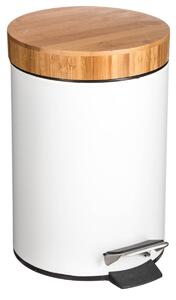 Κάδος Απορριμμάτων Μπάνιου (Φ17x25.5) F-V 3lt Natureo White 140801