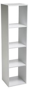 Βιβλιοθήκη Δαπέδου 4 Θέσεων (34.5x32x134) F-V Box Mix White 173686C