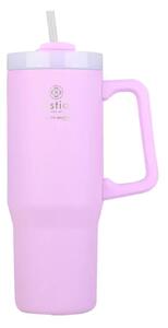 Ανοξείδωτο Ποτήρι StrawTumbler XL Save the Aegean 900ml Estia - 34 - lavender