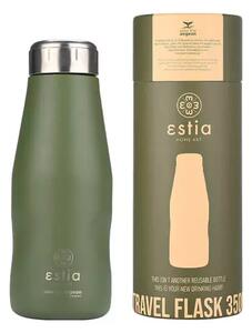 Ανοξείδωτο Μπουκάλι Θερμός Save the Aegean 350ml Estia - 27 - Forest Green