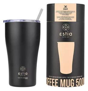 Ανοξείδωτο Ποτήρι Θερμός Save the Aegean 500ml Estia - 96 - Black