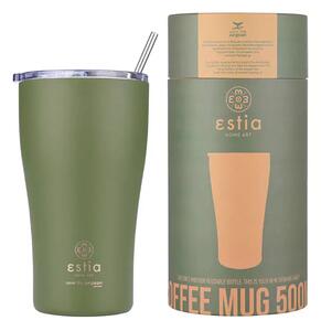 Ανοξείδωτο Ποτήρι Θερμός Save the Aegean 500ml Estia - 27 - Forest Green