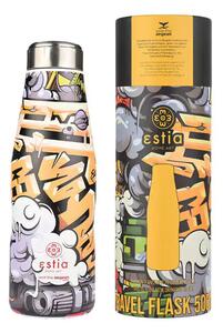 Ανοξείδωτο Μπουκάλι Θερμός Graffiti Rhythm 500ml Estia