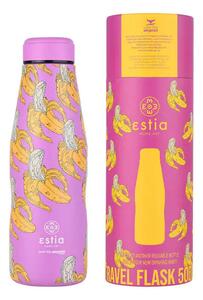 Ανοξείδωτο Μπουκάλι Θερμός Banana Swirl 500ml Estia