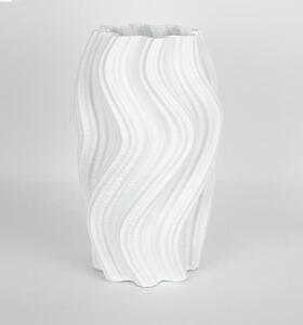 Βάζο Πορσελάνινο 3d Λευκό 19x19x32.5cm 752-21068 Estheti