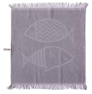 Ποτηρόπανο Fish Style 50X50 Nef Nef - 128-Silver