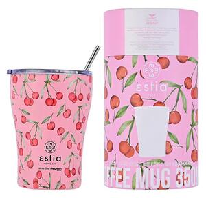 Ανοξείδωτο Ποτήρι Θερμός Cherry Rose 350ml Estia